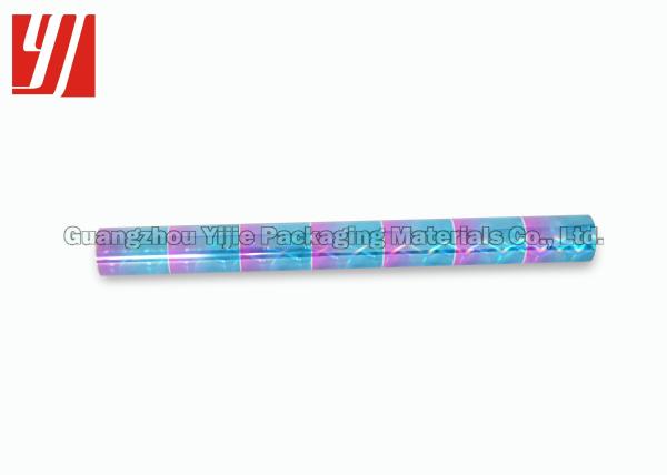 Folha de carimbo quente holográfica Dichroic do feixe 0.64m para a caixa do telefone