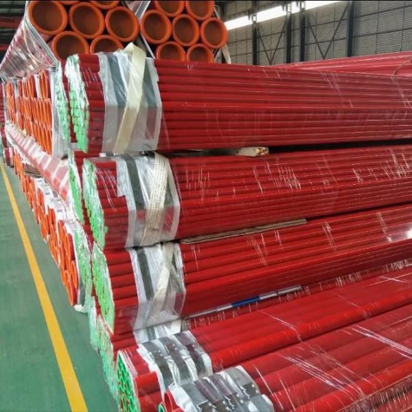 Gas A795 Welded Steel Pipe With Thickness 0.4-120mm Steel Tube Technical Welded