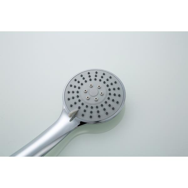 Chrome Surface Finishing Modern Brass Round Pipe Rain Shower Head Bathroom Shower Set