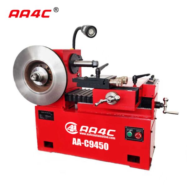 AA4C brake drum /disc lathe machine AA-C9450 450mm infinitely variable speeds. Automatically feeding and unfeeding dual cutters