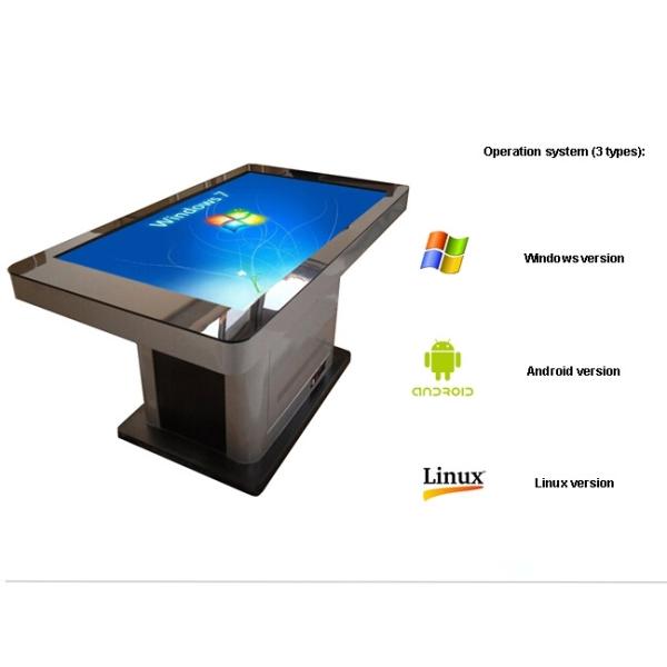 Разрешение дюйма ХД ТФТ 4К таблицы 42 касания Вифи водоустойчивое взаимодействующее Мулти