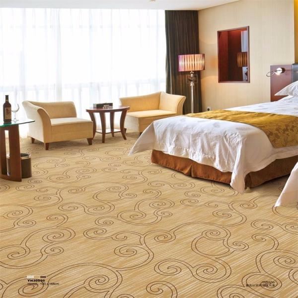 Fireproof sunflower pattern wall to wall plain commercial carpet
