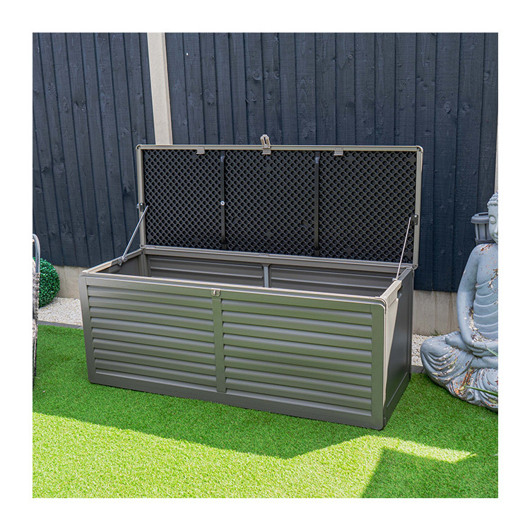 Polypropylene Outdoor Garden Storage Box for Poolside Patio AJUNION 390L 103 Gallons
