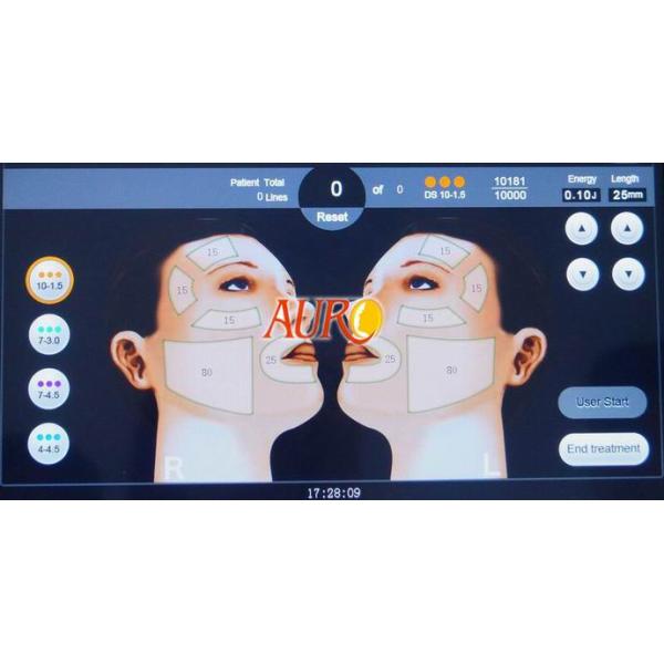 3.0mm 4.5mm 2D HIFU Slimming Machine Skin Tightening Wrinkle Removal