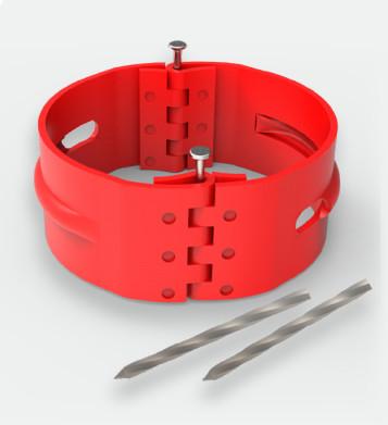 API Standard 8 1/8 Oil Well Use Pintype Stop Collar for Centralizer with Stand High Axial Forces.