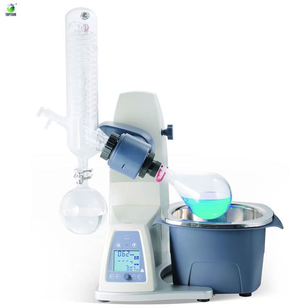 Alcohol Distillation Rotary Evaporator Stainless Steel 2L Rotovap