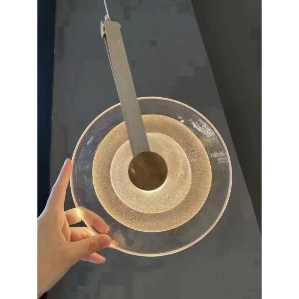 Modern Designer Lamp Decorative Indoor Round Glass Suspension Light Pendant Lamp