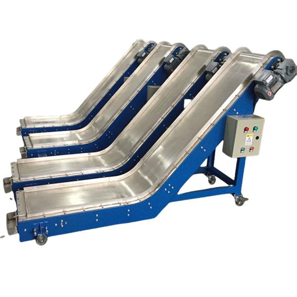 CNC Lathe Chip Conveyor For Steel Metal , Chip Removal Machine Customized Color
