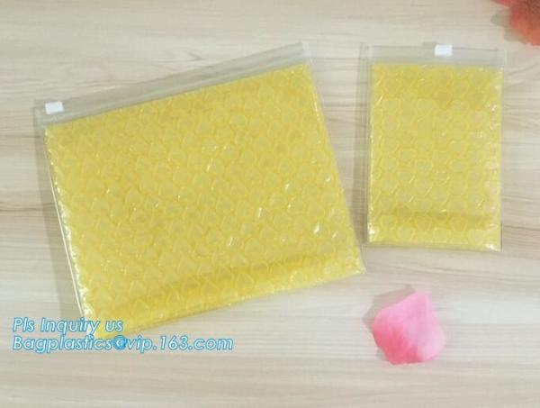 Slider Zip Lock Bubble Bags Zip Padded Pouch, Envelopes Bubble Bag/ Slider Zip Lock Air Bubble Protection Bags