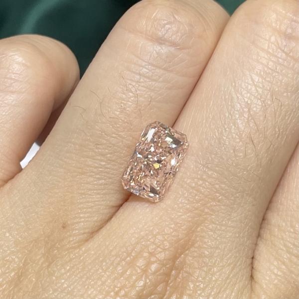 100% Carbon Lab Grown Pink Diamonds Man Made Synthetic Diamond