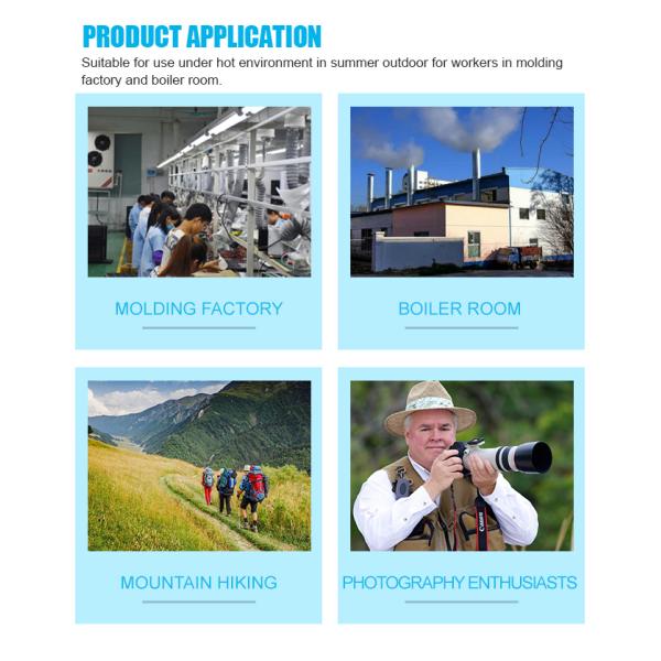 Вставьте охлаждающий ледяной пакет для наружной фотографии Водный цикл охлаждающий жилет с колёсом в виде V