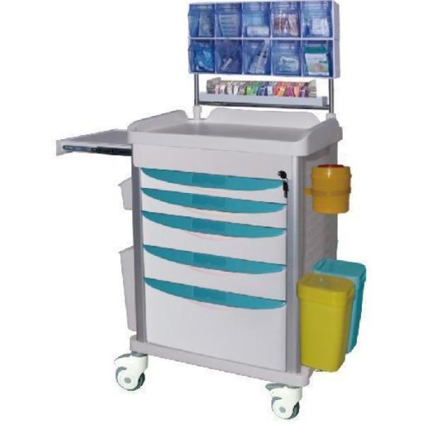 ABS anesthésie médicale chariots mobiles équipement de chariot avec tiroirs
