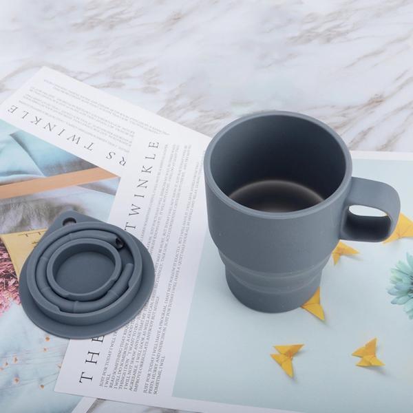 Private Logo 350ML Collapsible Silicone Coffee Cup
