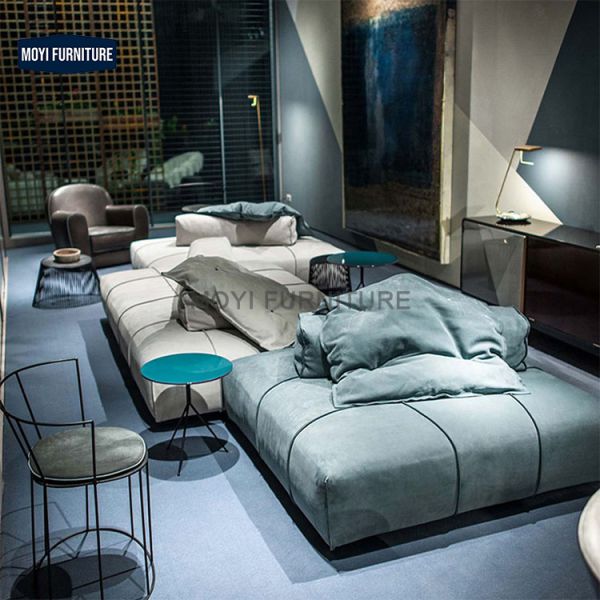 Living Room Furniture Modern Sectional Combination Modular Corner Floor Couch Lounge Fashion Different Shape Customize Sofa