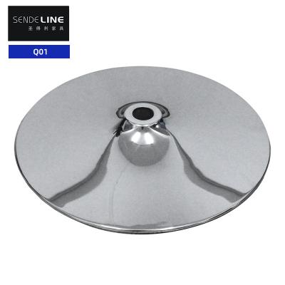 Chrome Bar Stools Accessories Plated Color Round Swivel Chair Base 300mm 380mm 400mm