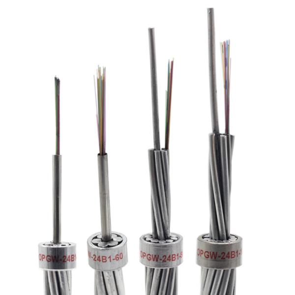 24 Core Aluminum Tube OPGW Fiber Optic Cable Cladding Non Circularity ≤1.0% for Replacement of aerial ground wire