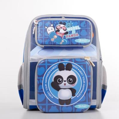 Detachable Plastic Interchange Zipper 600D Polyester Backpack EVA DIY School Bags For Chilrden