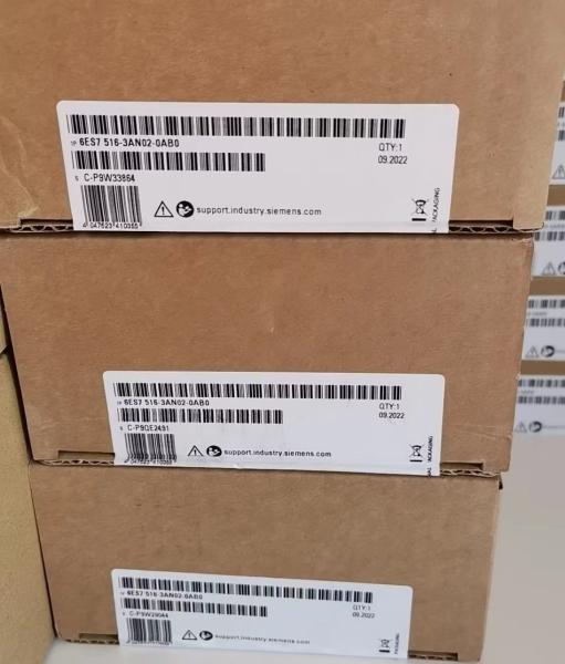 6ES7516-3AN02-0AB0 Eletronic Component Siemens SIMATIC S7-1500 CPU 1516-3 PN/DP