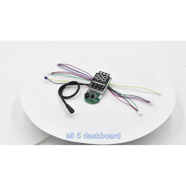 MI5 Dashboard Electric Scooter Display 48V Water Resistant and Modern Design for Xiaomi 5/5 Pro