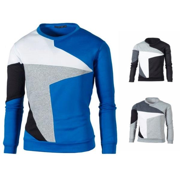 Comfortable Windproof Long Sleeve Pullover Fleece Sweater for Men's Casual Fashion