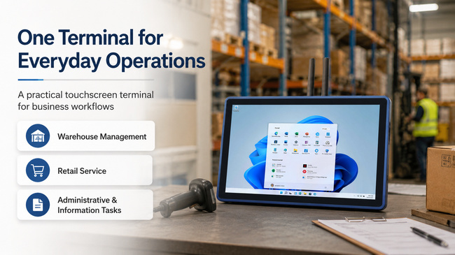 Machine Industrial Tablet for Machine Monitoring 15.6 Inch for Status and Process Control