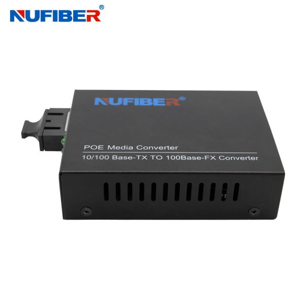 NF-PSE5201-C20 100M POE Media Converter Single Port Single mode Dual Fiber For IP Camera