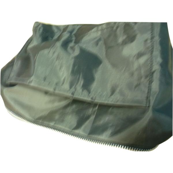 Eco-friendly Customized Inglot Black Nylon Wallet Bag With Silvery Plastic Zipper