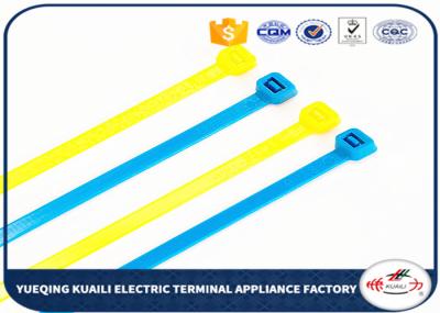 Customized Nylon Cable Ties / colored cable ties plastic For power indutry