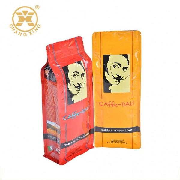 Sacos de empacotamento impressos de alumínio do café com o saco de Bean Side Gusset Coffee Packaging do assado da marca própria da válvula e do fecho de correr