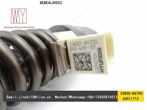 HYUNDAI GENUINE AND NEW DIESEL FUEL UNIT INJECTOR 33800-84700, 63511712, BEBE4L00002