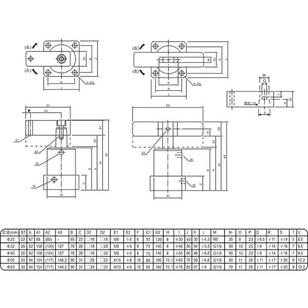 Aluminium Alloy Pneumatic Swing Clamp Double Acting Feature Long Working Life