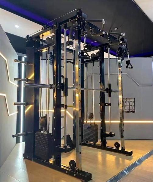 Commercial All-In-One Smith Machine entraîneur de force multi-fonctionnel complet pour le gymnase à domicile