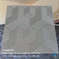 Tejas de piso de garaje de cubierta de carreras resistentes a químicos Tejas de alfombra de garaje grises