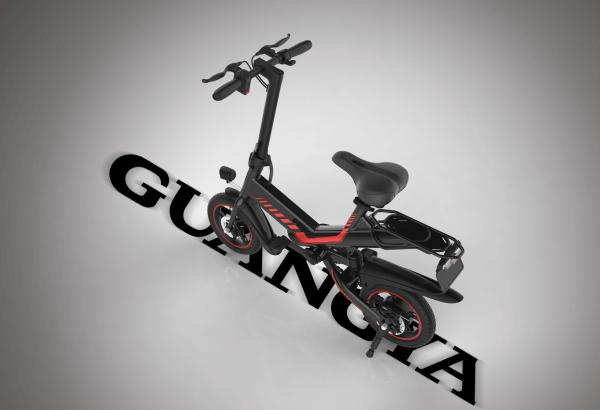 400 Watt Portable Folding Electric Bike Traveling Bicycle 14 Inch 7.5AH Battery Capacity