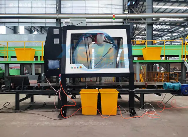 AI Sorting Machine Automatic MSW Segregation Machine Robotic Arm Sorting Plant