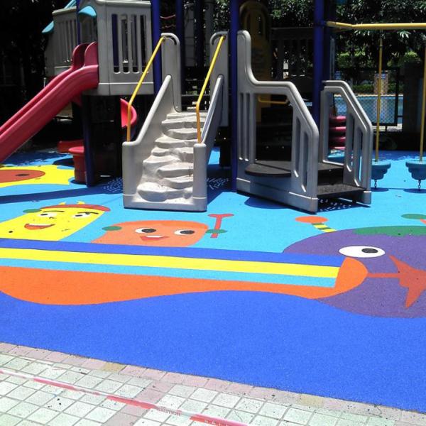 Спортивная площадка EPDM влажная льет резину мульчирует термопластиковое Eco дружелюбное