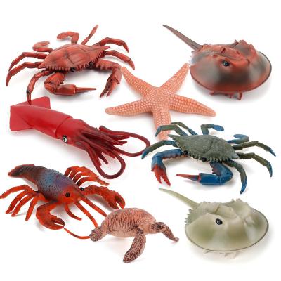 Figura de animais marinhos para habilidades motoras finas Benefícios educacionais 3 polegadas tema animais marinhos