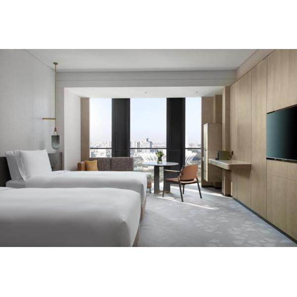 Intercontinental Hotels Group Entry Lux Style Bedroom Furniture Sets Wooden Fixed Furniture Decorations