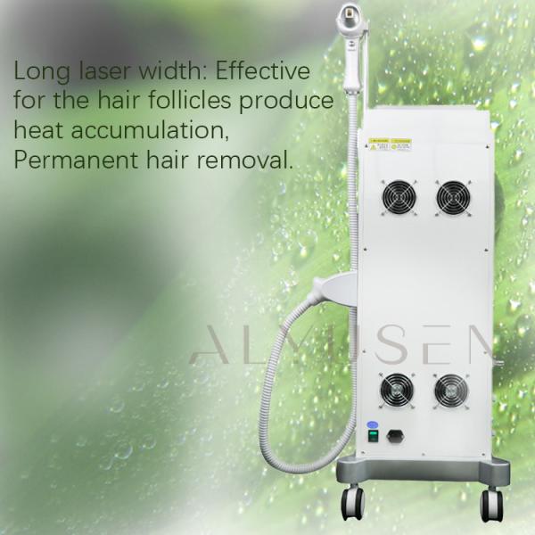 experiencia de la máquina del retiro del pelo del laser 808nm, cómoda y sin dolor del pelo del retiro