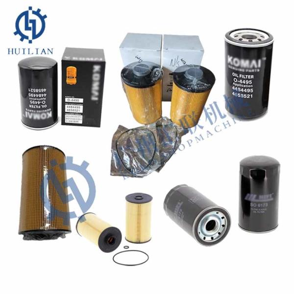 47978734 465852 4696643 Filtros de combustível KHH12030 P502423 MMH80580 Filtro de óleo para partes de escavadeiras CX500C SH200A3 SH235A3