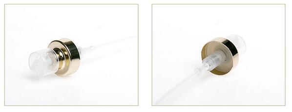 Customized Color Crimp Spray Pump Perfume Pump Sprayer With Plastic PP Actuator