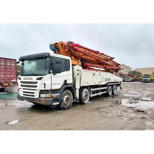 SCANIA 8x4 Вторая рука 38м 52м 56м 62м 70м Бетонный бум насос бум бетонный насос грузовик монтированный бетонный бум насос
