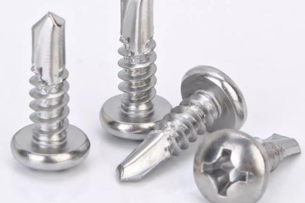 1/4 5/16 ASTM A193 A194 Round head slotted Self Tapping metal Screws SUS304 SUS316 A2-70 A4