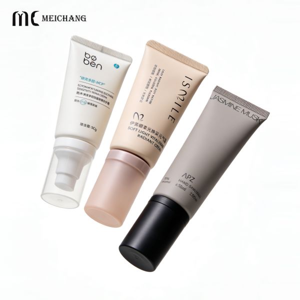 15ml 30ml 50ml 80ml 100ml Airless Freshness-Lock Hand Cream Tube with Pump, Custom Premium Packaging, Leak-Proof Eco Container (MC-707)
