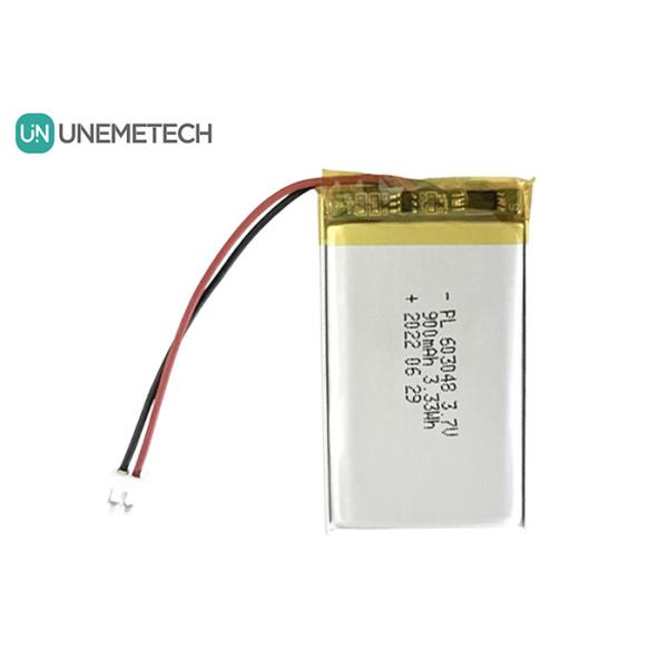 Оптовая продажа 3,7В 900mAh перезаряжаемая полимерная литий-ионная батарея 603048 для косметических аппаратов