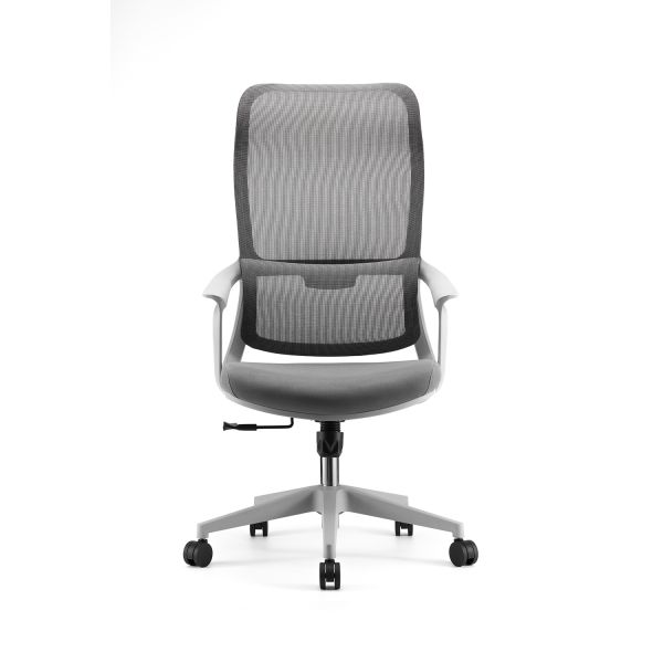 Adjustable Height Computer Desk Chair with Ergonomic Design Swivel Base and Durable PP Materials for Office Comfort
