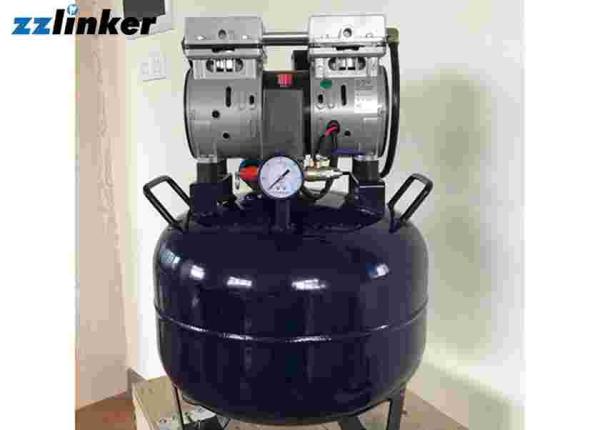 Oil Free Dental Air Compressor , Electric Oilless Air Compressor 2 Dental Chair Unit Support
