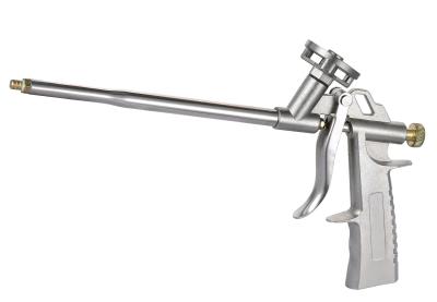 Nickel Plated Coated Foam Gun Silver Wholly Polyurethane Electric Silicone Caulking Tool