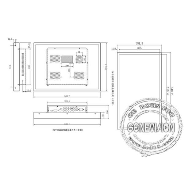 24 Inch Outdoor Waterproof IP55 Self-Service Payment Kiosk With Nvidia GTX 1650 GPU And Floor Standing Design