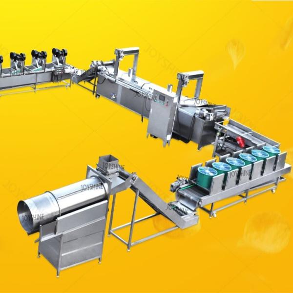 Máquina de fazer batatas fritas e batatas fritas com capacidade de 500 kg/h